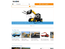 Tablet Screenshot of boom-truckcrane.com